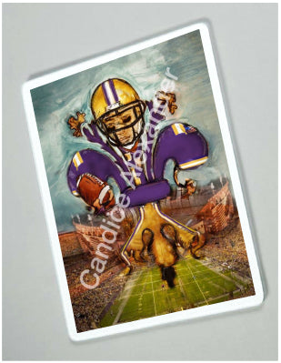 Purple & Gold Football