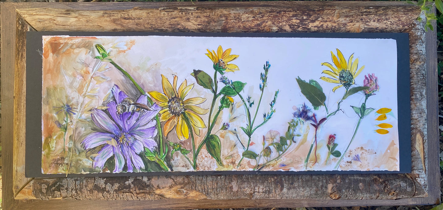 Candice Alexander, Alexander Art, Art, Louisiana, Wild Flowers, Mountain, Flowers, Lake Charles, Calcasieu Parish, Southwest, Arroyo Seco, Snow Mansion, Taos, New Mexico, 