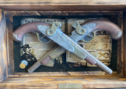 Jean Lafitte Pistols: Copper, Bronze & Aluminum Metallic Finish