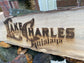 Lake Charles Sign Wood Engraving "One of a Kind"