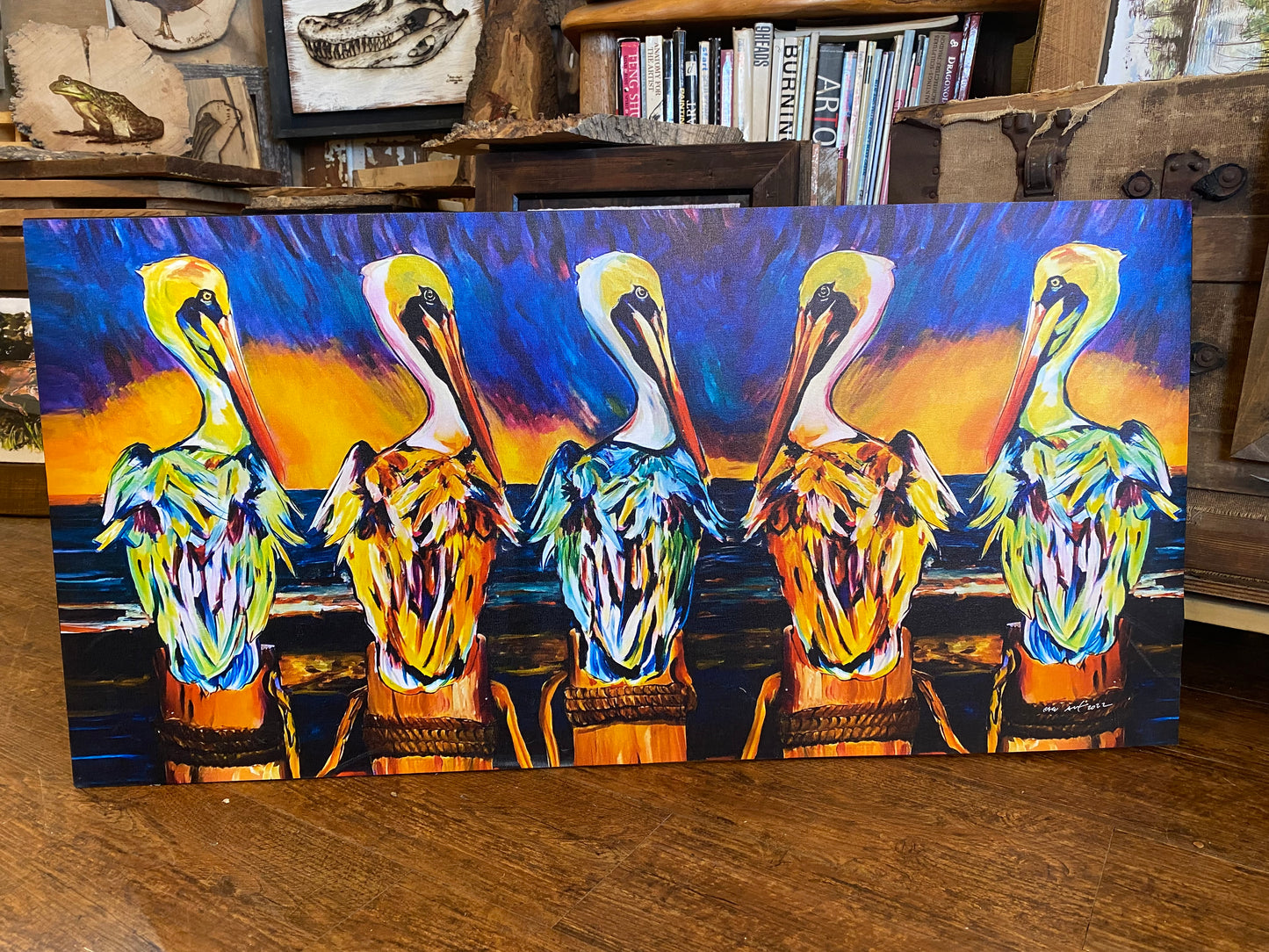 Five Pelicans