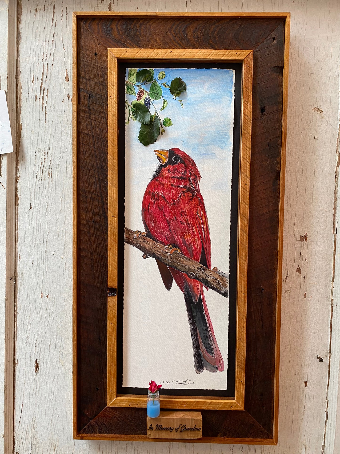 Cardinal with Custom Nameplate, Limited Edition of 200