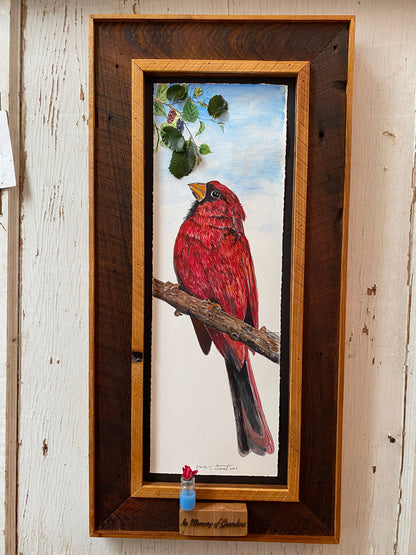 Cardinal with Custom Nameplate, Limited Edition of 200