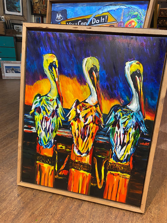Three Pelican  (Original)