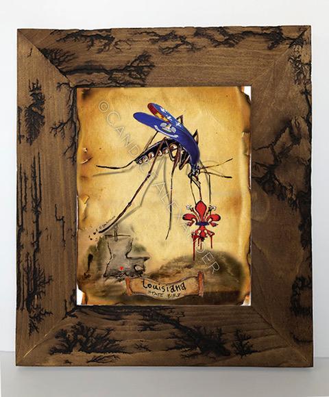 Candice Alexander I Bleed Louisiana Mosquito Electrocuted Frame