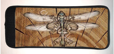 Dragonfly Wood Background