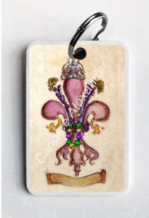 Queen With Beads & Scroll