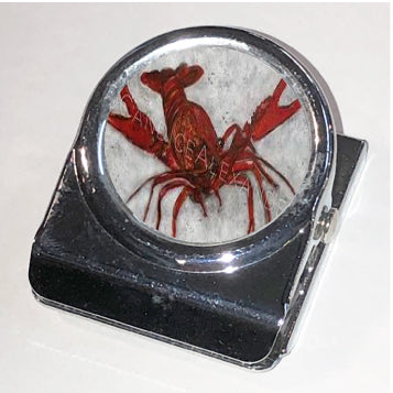VINTAGE Bass Magnet Crawfish/Crayfish/Crawdad Grn/Silver 1 3/4