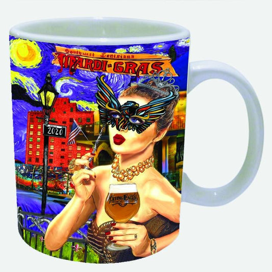 2020 Official SWLA Mardi Gras Poster Coffee Mug