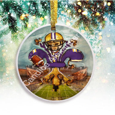 Purple & Gold Football