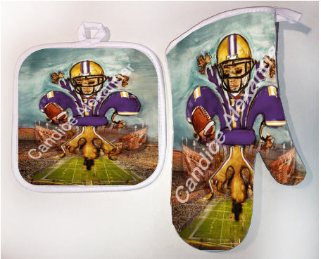 Purple & Gold Football