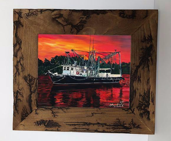 Candice Alexander Shrimp Boat Electrocuted Frame