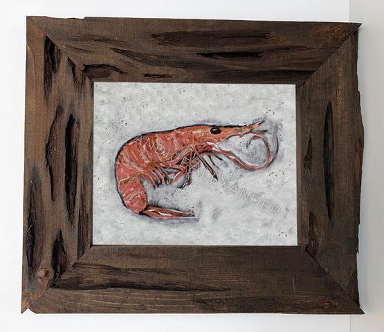 Candice Alexander Shrimp Louisiana Cypress Frame