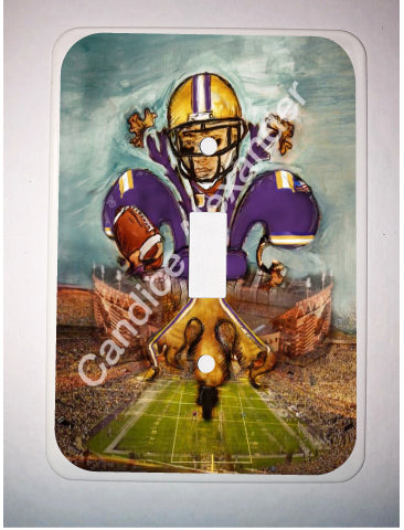 Purple & Gold Football