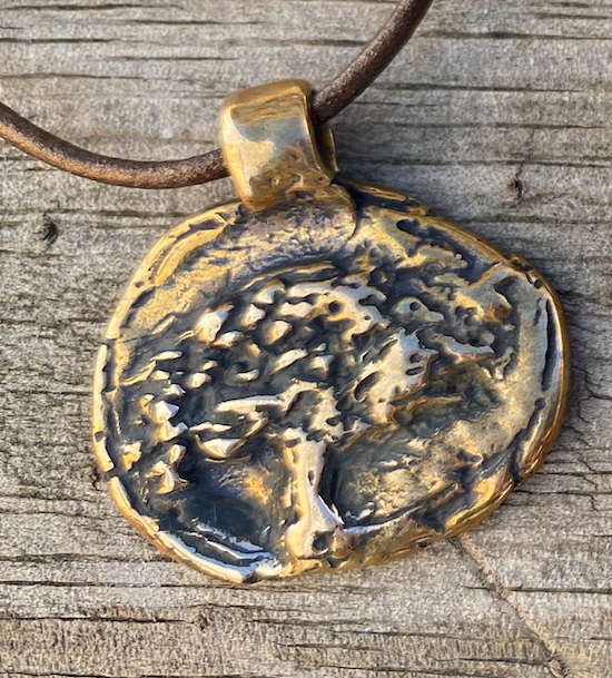 Bronze Tree Of Life Medallion Necklace