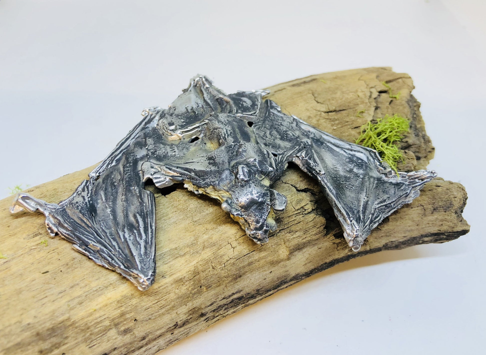 3D Metal Bat Sculpture by Candice Alexander Louisiana Artist