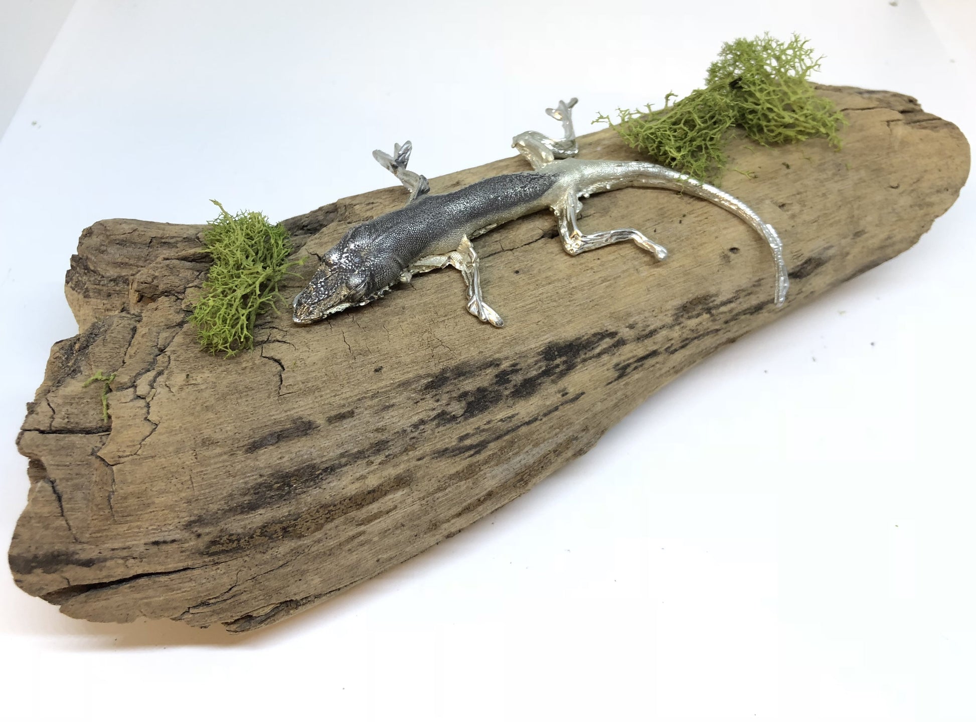 Metal Lizard Art Sculpture by Candice Alexander, Louisiana Artist