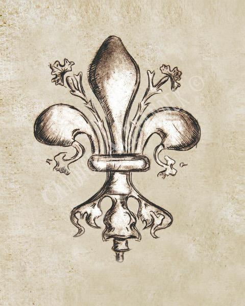 Candice Alexander Original Fleur De Lis Design